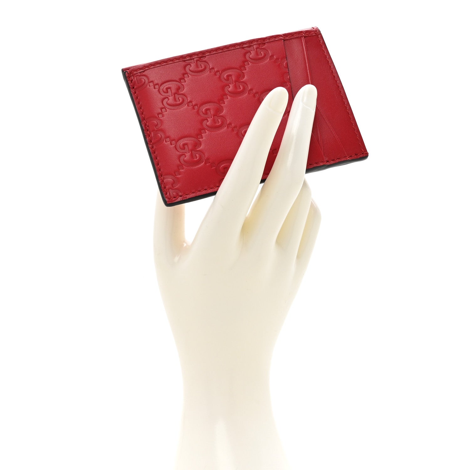 Gucci Microguccissima Card Holder Red 2 of 12