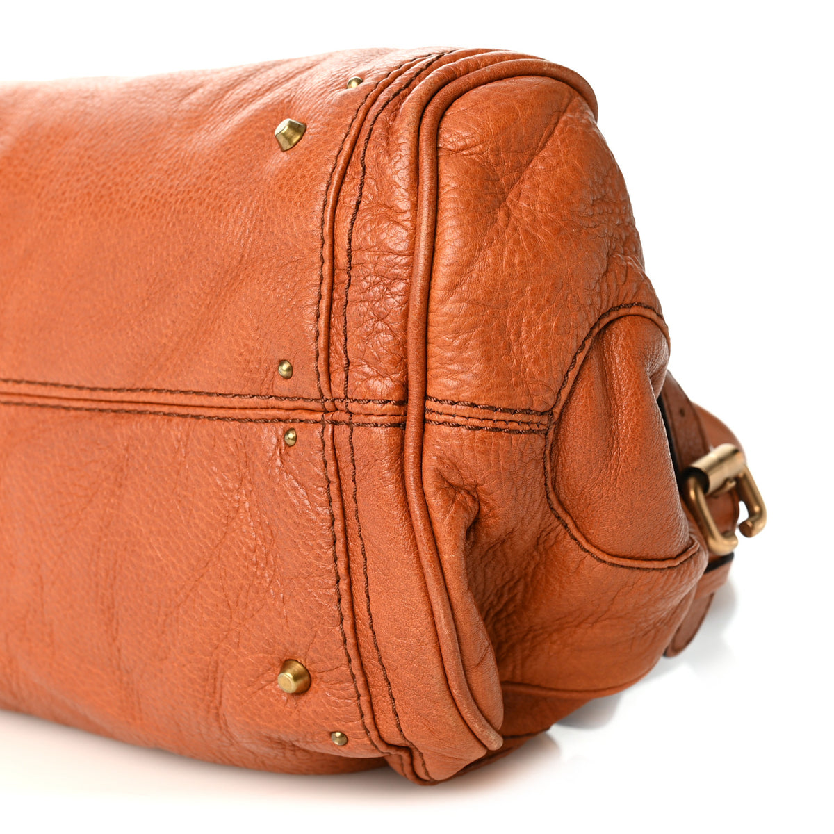 Calfskin Medium Paddington Satchel Ecureil Brown