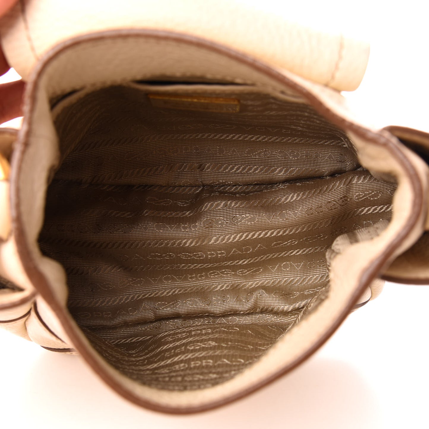 Vitello Daino Crossbody Bag Cera