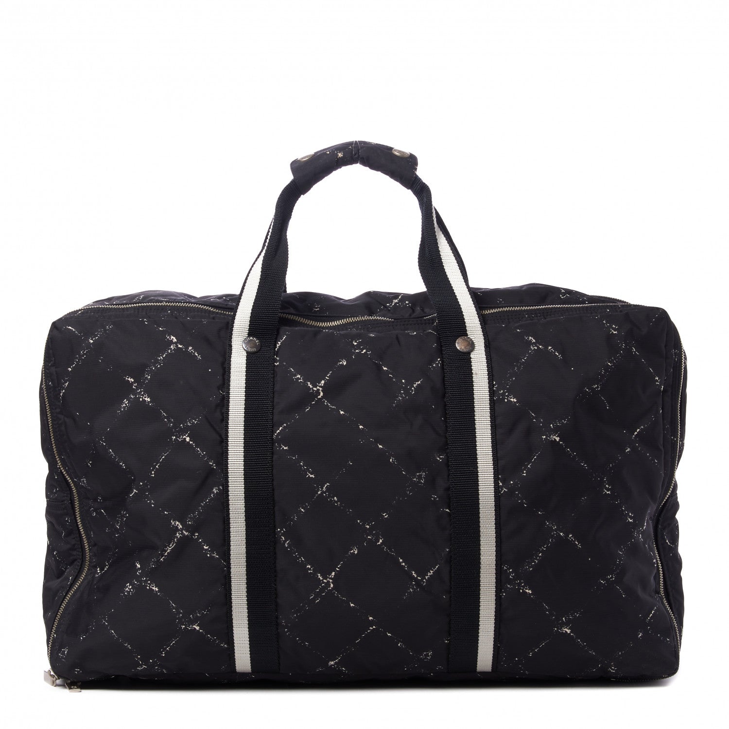 Chanel Nylon Travel Boston Black 1 of 10