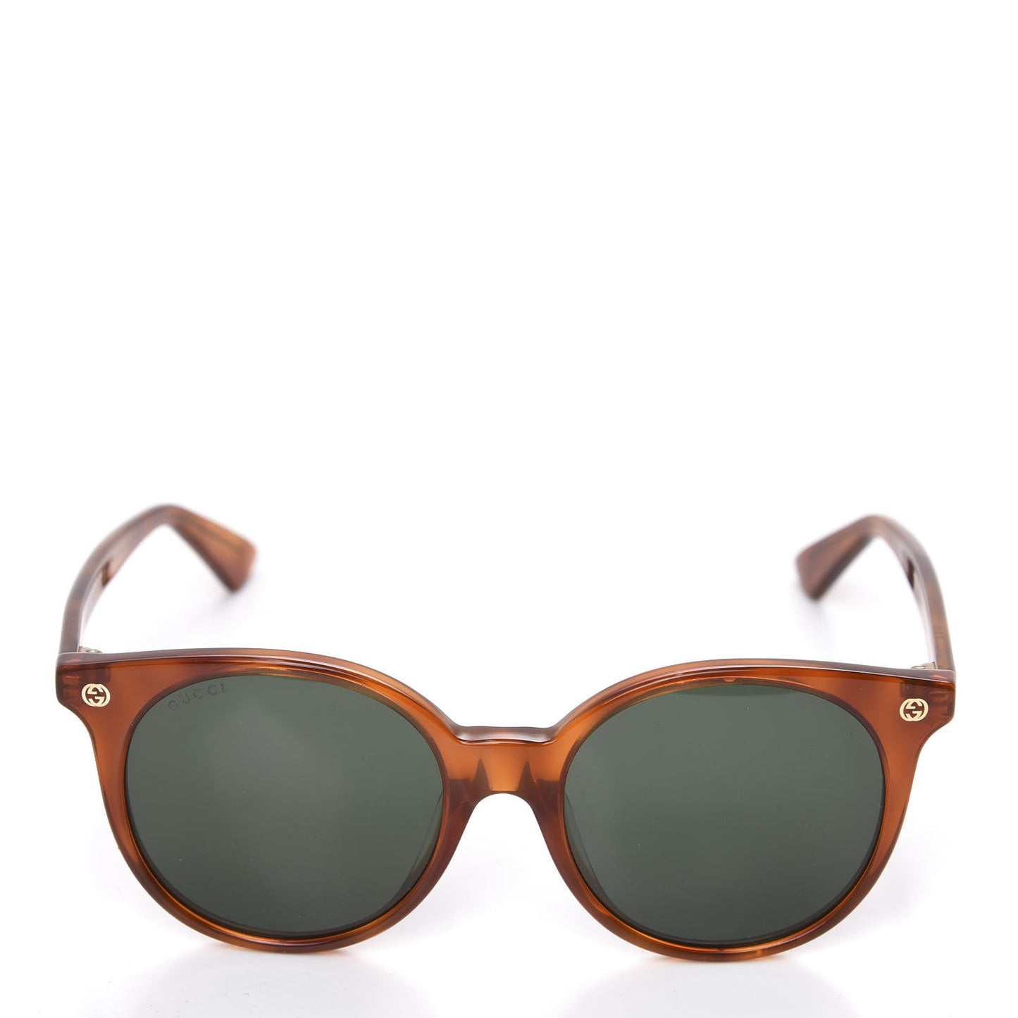 Round Frame Sunglasses GG0091S Tortoise