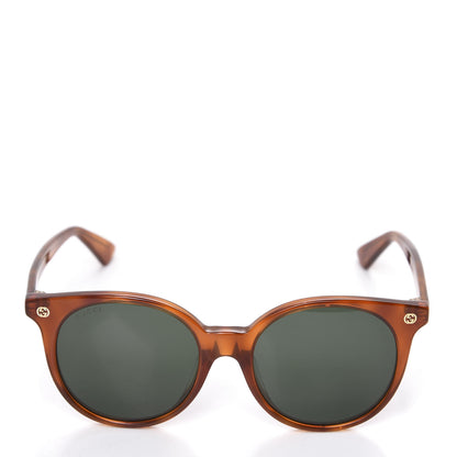 Gucci Round Frame Sunglasses GG0091S Tortoise 2 of 9