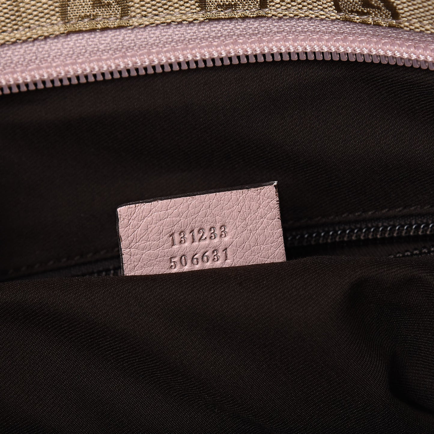 Monogram Large Web Handle Tote Pink Blue