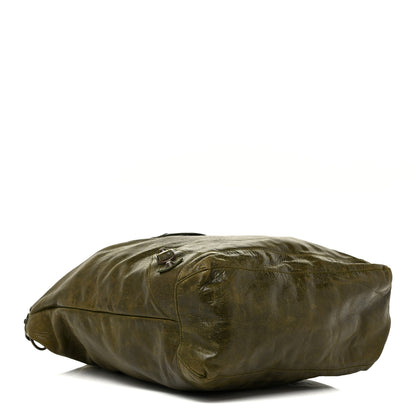 Balenciaga Agneau Classic Hardware Day Hobo Olive 5 of 18