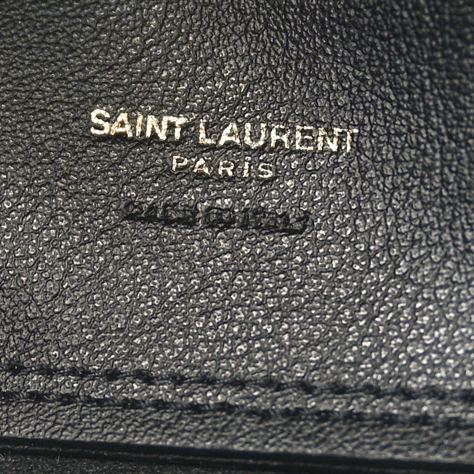 Saint Laurent Calfskin Large Shopping Tote Black 8 of 12