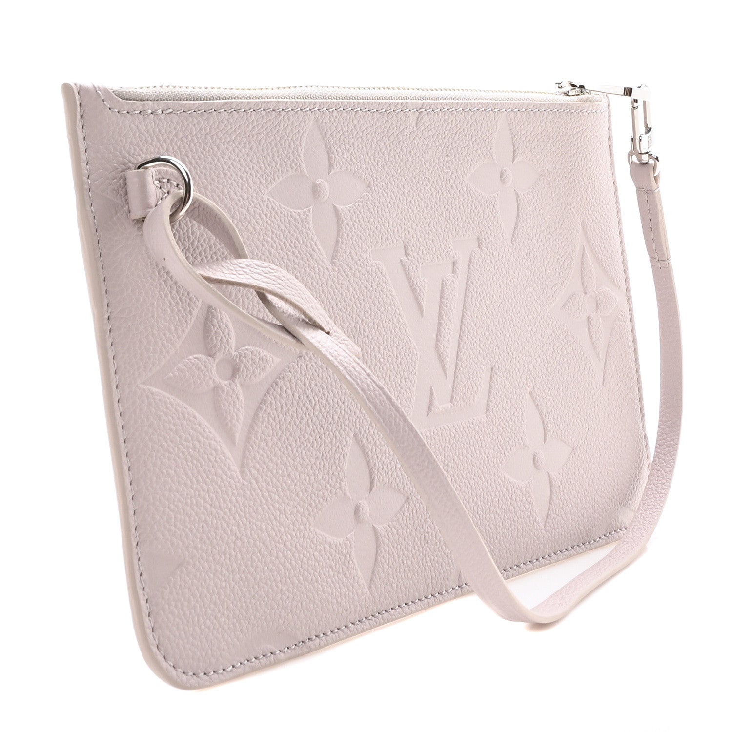 Louis Vuitton Empreinte Monogram Giant Neverfull MM Pochette Brume 3 of 8