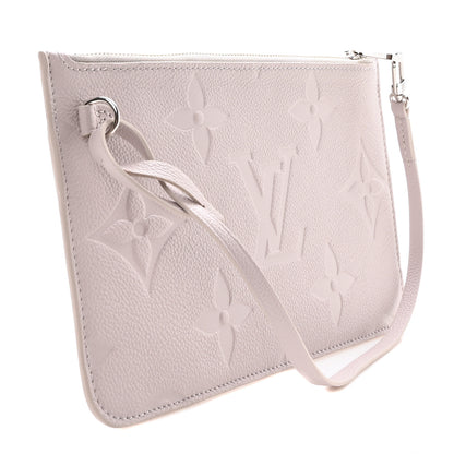 Louis Vuitton Empreinte Monogram Giant Neverfull MM Pochette Brume 3 of 8