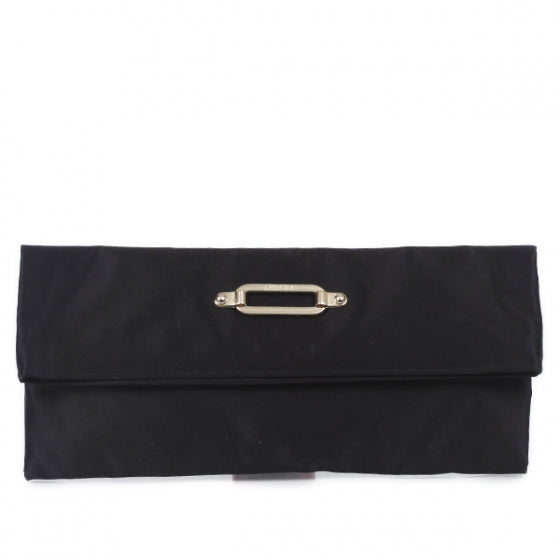 Jimmy Choo Satin Clutch Black 1 of 10