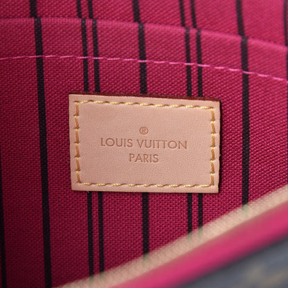 Louis Vuitton Monogram Neverfull MM GM Pochette Pivoine 6 of 13