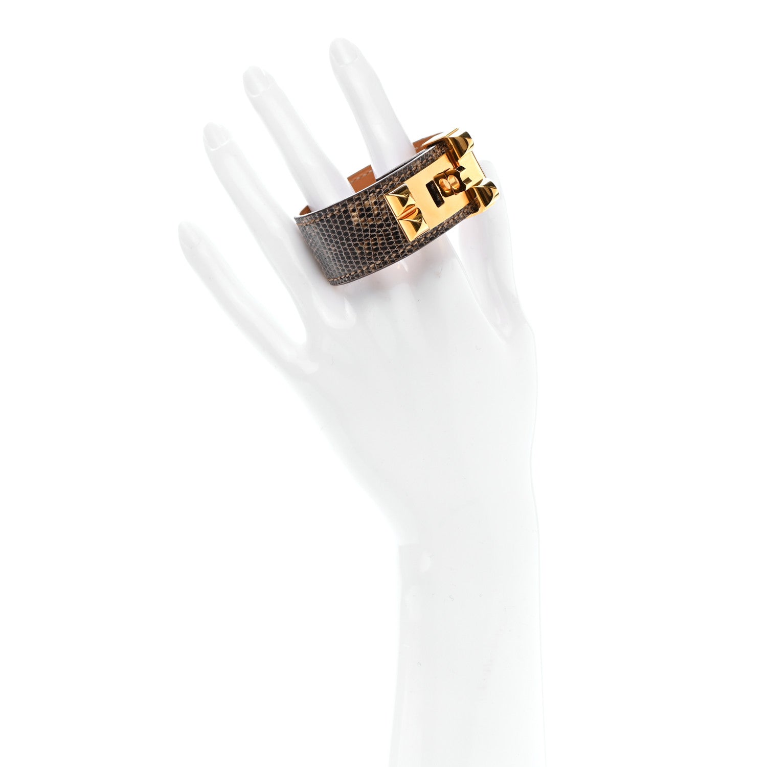 Hermes Lizard Collier De Chien CDC 24 Bracelet T2 Ombre 2 of 8