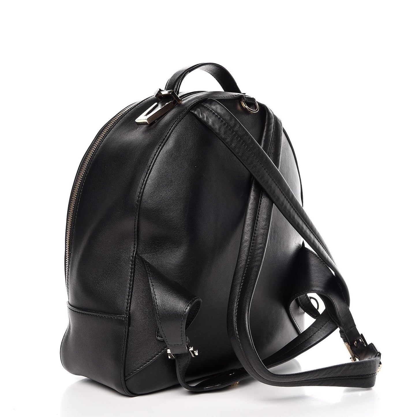 Calfskin Palazzo Medusa Backpack Black