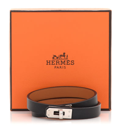 Hermes Swift Mini Kelly Double Tour Bracelet T3 Black 7 of 7