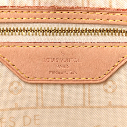 Louis Vuitton Damier Azur Neverfull MM 6 of 10