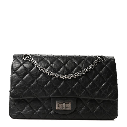 Chanel Aged Calfskin Quilted 2.55 Reissue 225 Flap Black 1 of 10