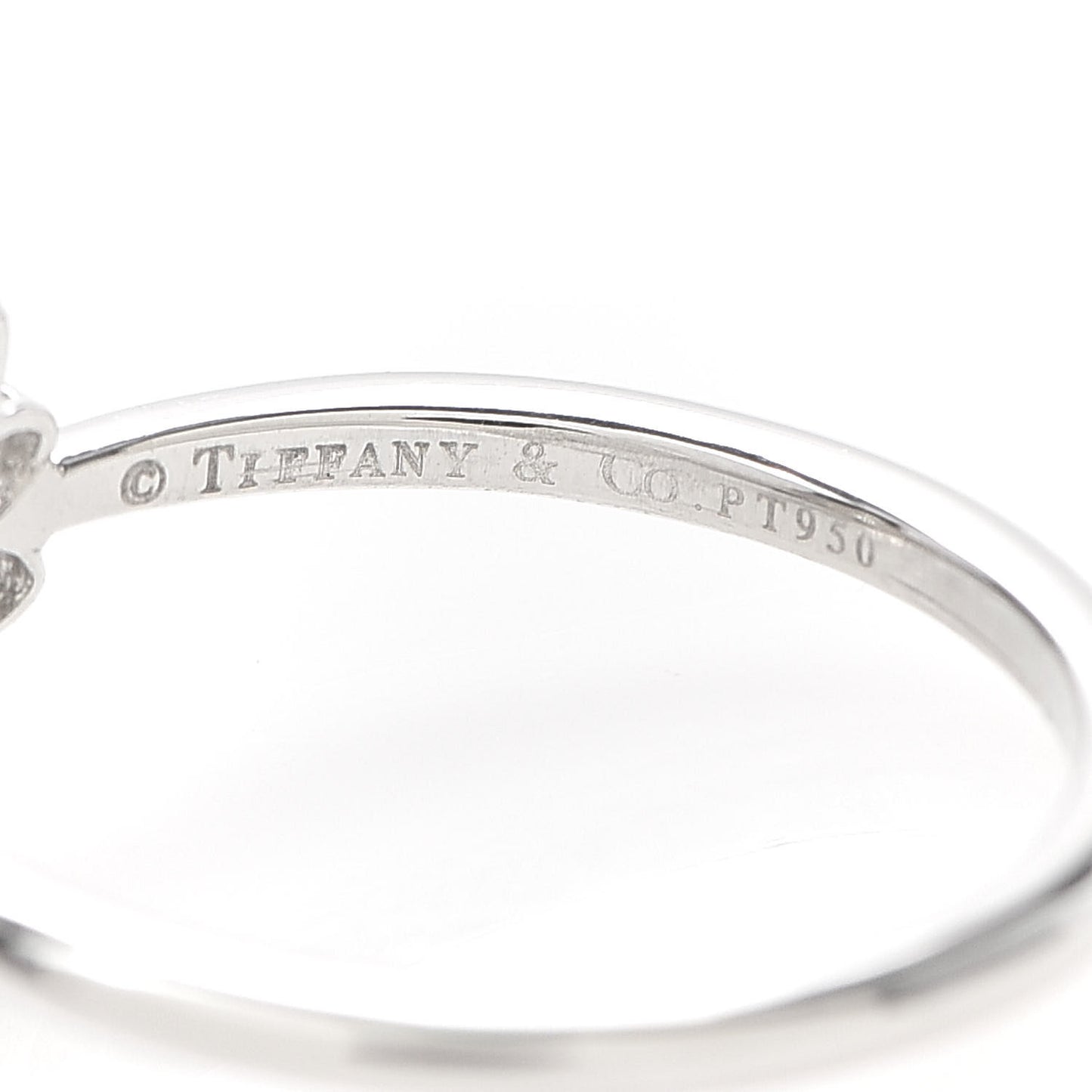 Platinum Diamond Enchant Garden Flower Ring 49 5