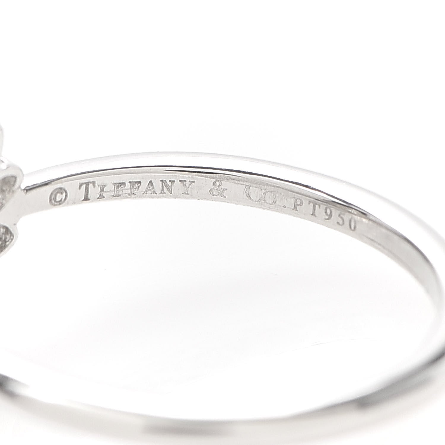 Tiffany Platinum Diamond Enchant Garden Flower Ring 49 5 5 of 6