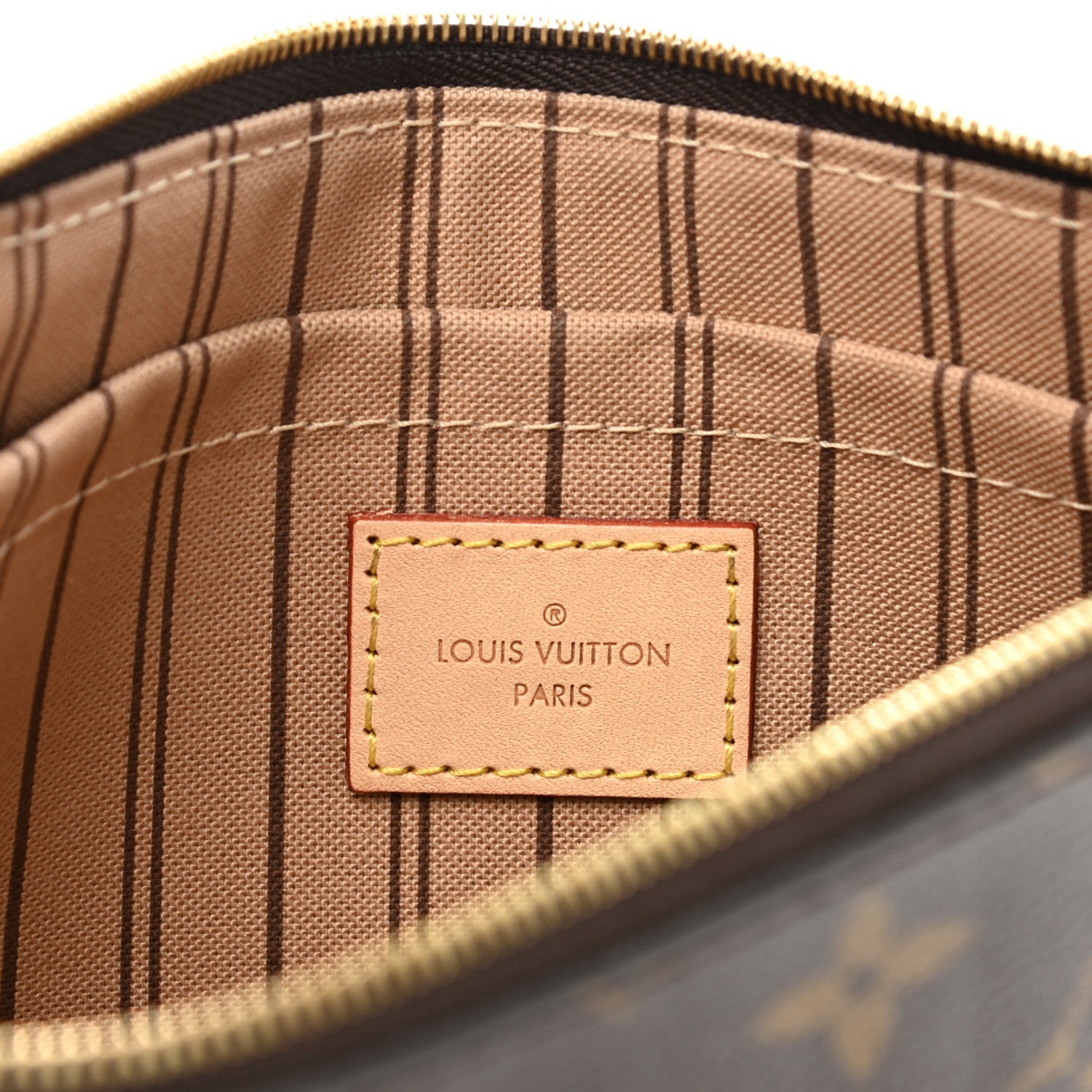 Louis Vuitton Monogram Neverfull MM GM Pochette 5 of 6