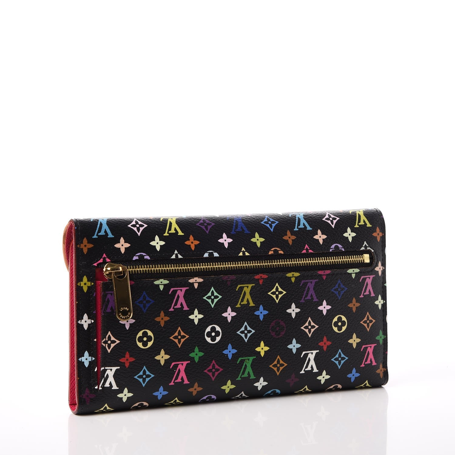 Louis Vuitton Monogram Multicolor Eugenie Wallet Black Grenade 3 of 8