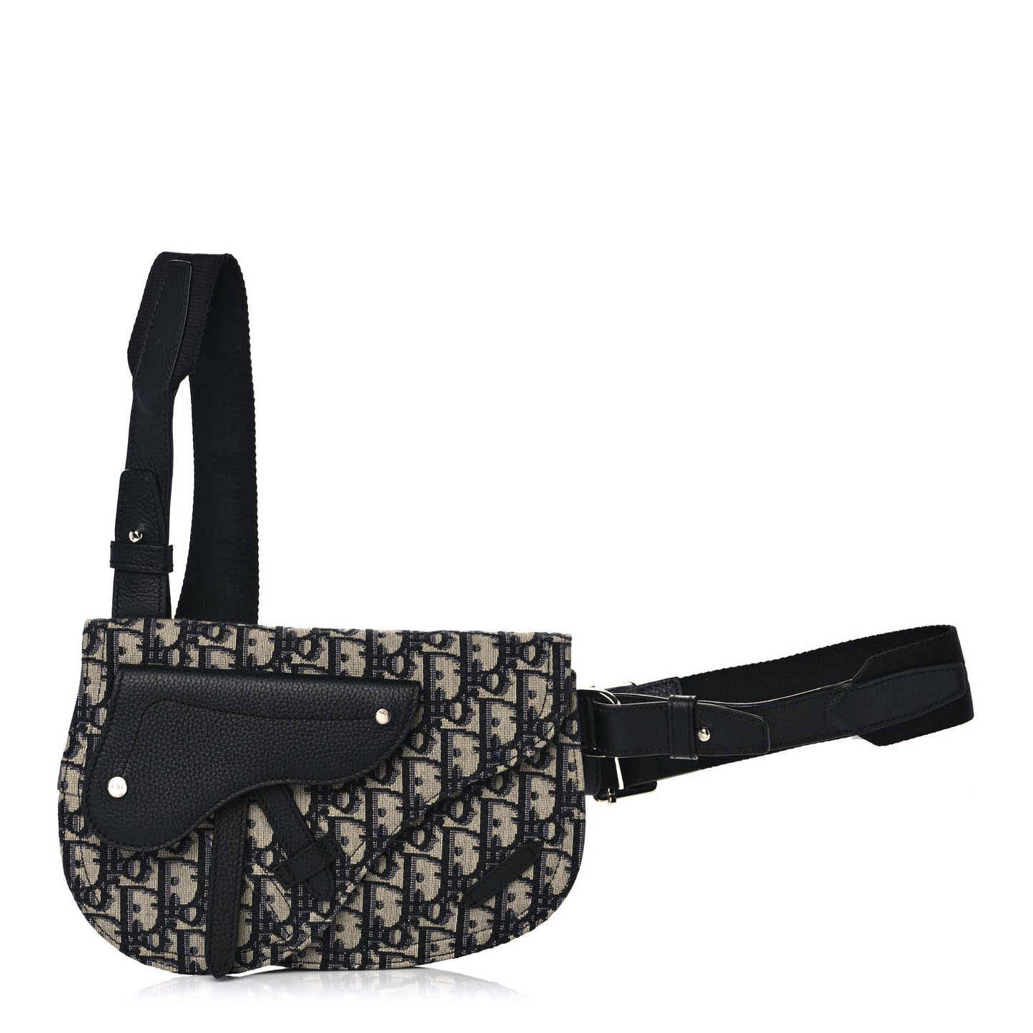 Oblique Mens Mini Saddle Bag Blue