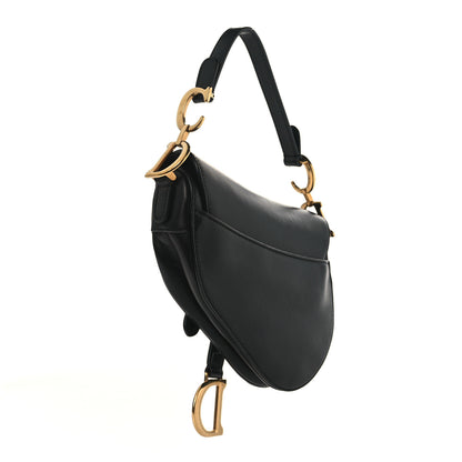 Christian Dior Calfskin Mini Saddle Bag Black 3 of 11