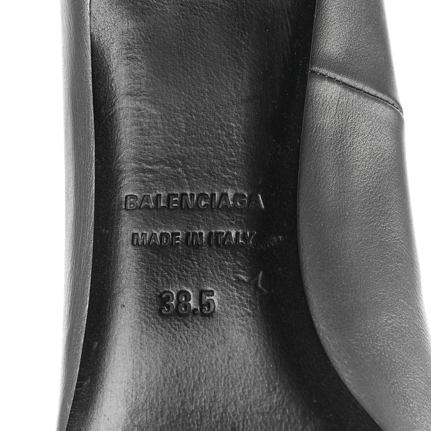 Metallic Nappa Square Knife 80mm Pumps 38.5 Silver