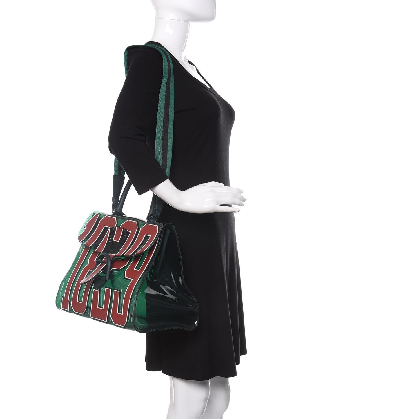PVC The Hero 1829 Brillant Satchel Vert