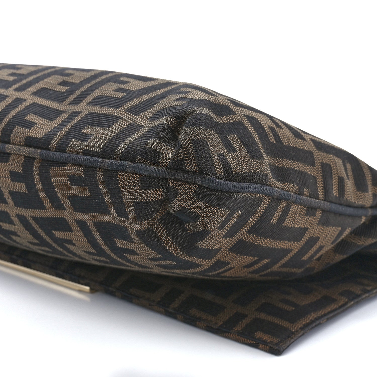 Fendi Zucca Patent Large Mia Shoulder Flap Tobacco 11 of 11