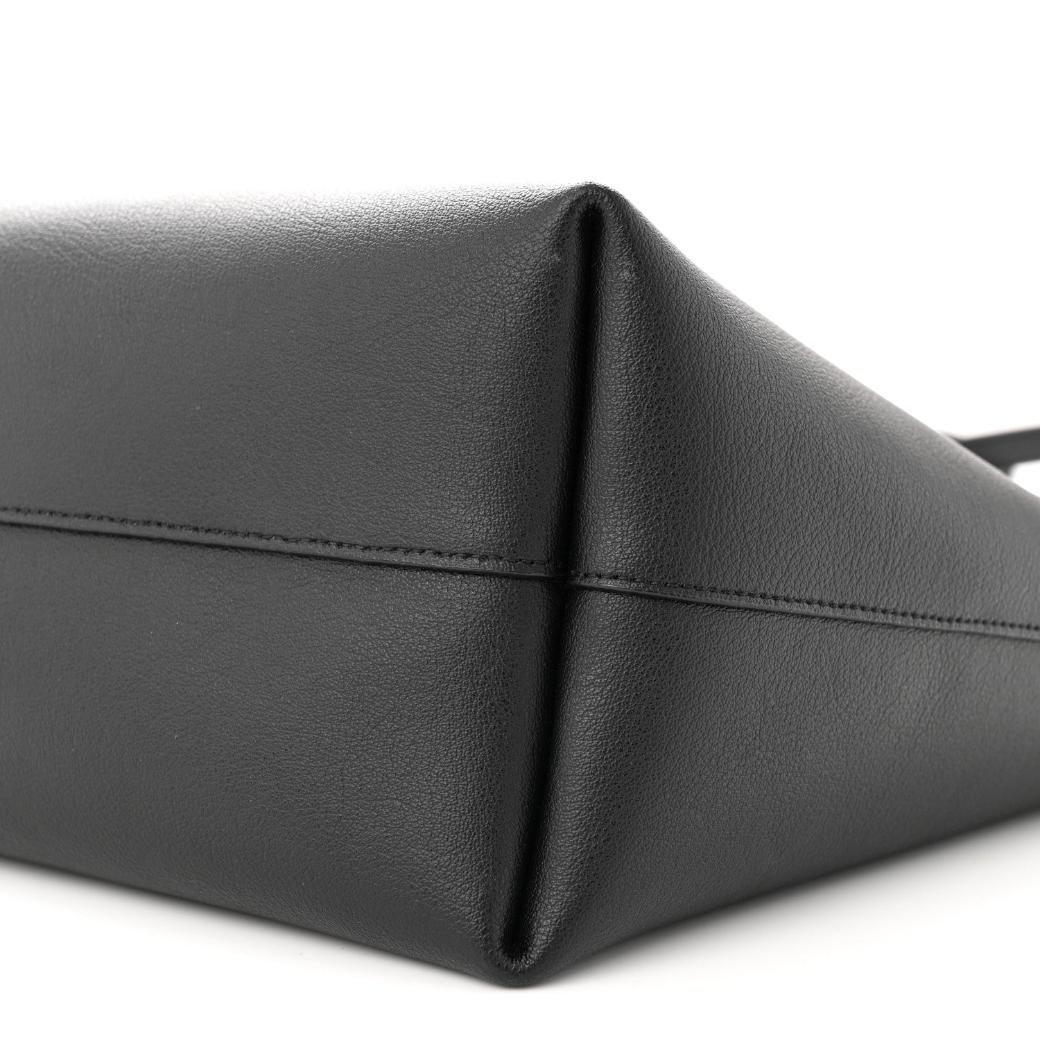 Saint Laurent Calfskin Large Shopping Tote Black 10 of 11