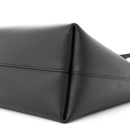 Saint Laurent Calfskin Large Shopping Tote Black 10 of 11