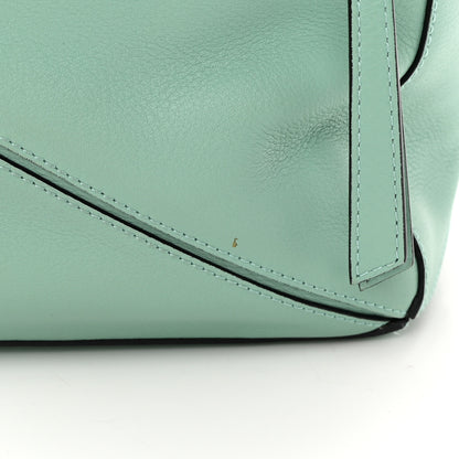 Loewe Calfskin Medium Puzzle Bag Sea Water Green 17 of 19