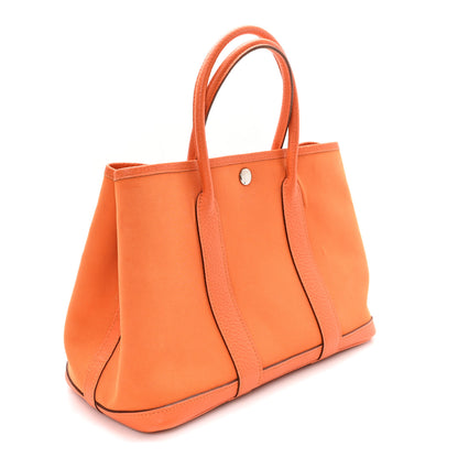 Hermes Toile Negonda Garden Party 30 TPM Orange 3 of 11