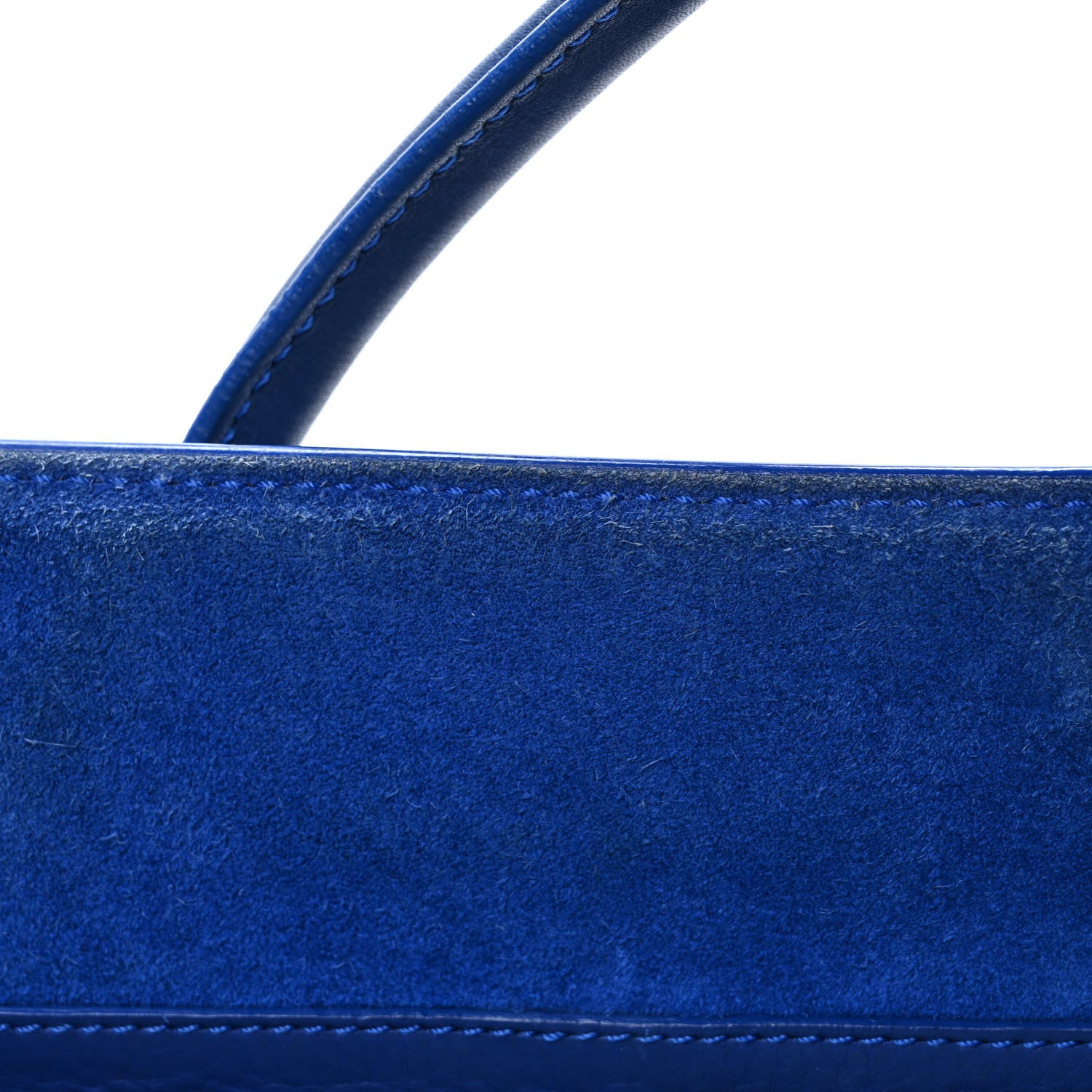 Celine Supple Calfskin Medium Phantom Luggage Royal Blue 10 of 10