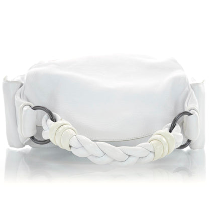 Bottega Veneta Cervo Cocker Hobo Bianco White 5 of 9