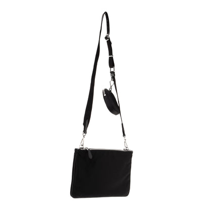 Prada Re-Nylon Saffiano Re-Edition 2000 Double Zip Crossbody Bag Black 3 of 11