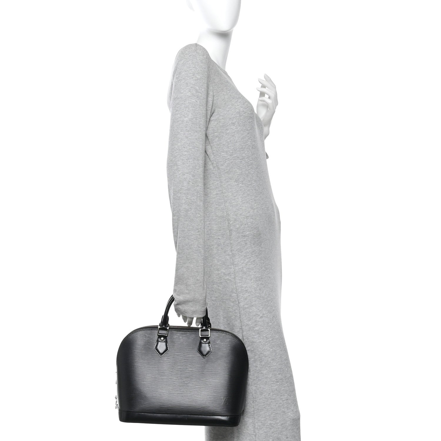 Louis Vuitton Epi Alma PM Black 2 of 10