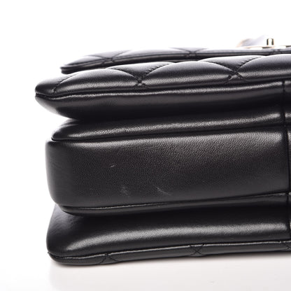 Chanel Lambskin Quilted Small Trendy CC Dual Handle Flap Bag Black 9 of 11