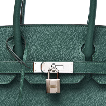 Hermes Epsom Birkin 30 Malachite 15 of 16