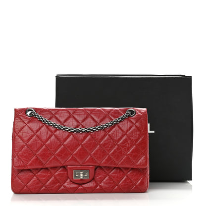 Chanel Aged Calfskin Quilted 2.55 Reissue 226 Flap Red 12 of 12