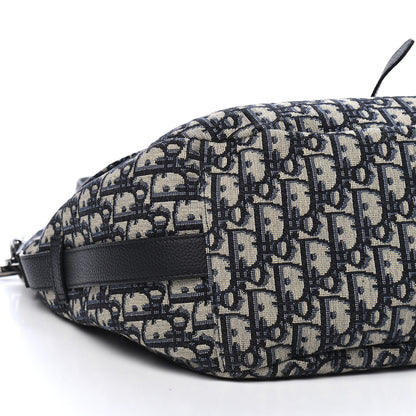 Christian Dior Oblique Soft Saddle Bag Beige Black 8 of 9