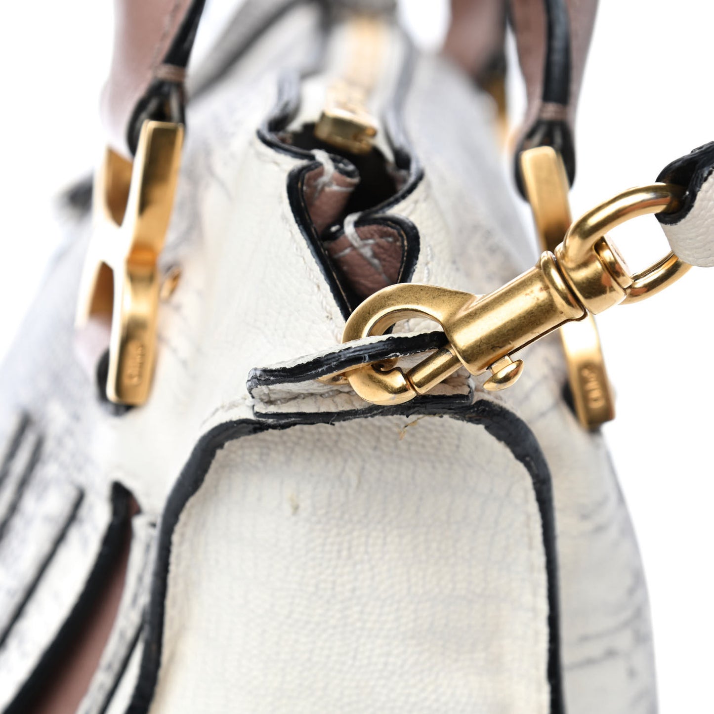 Lizard Embossed Medium Marcie Satchel