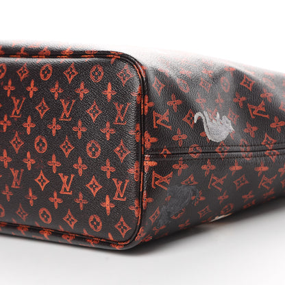 Louis Vuitton Catogram Neverfull MM Marron 10 of 10