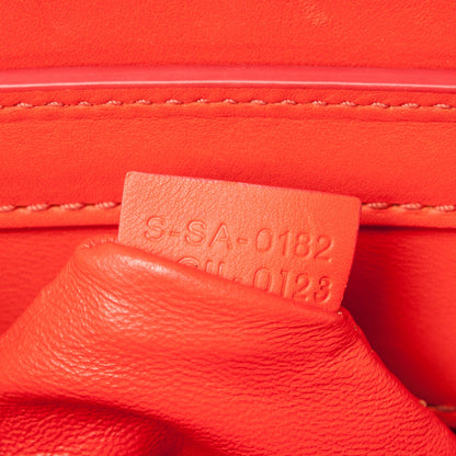 Celine Smooth Calfskin Micro Luggage Fluo Orange 8 of 8
