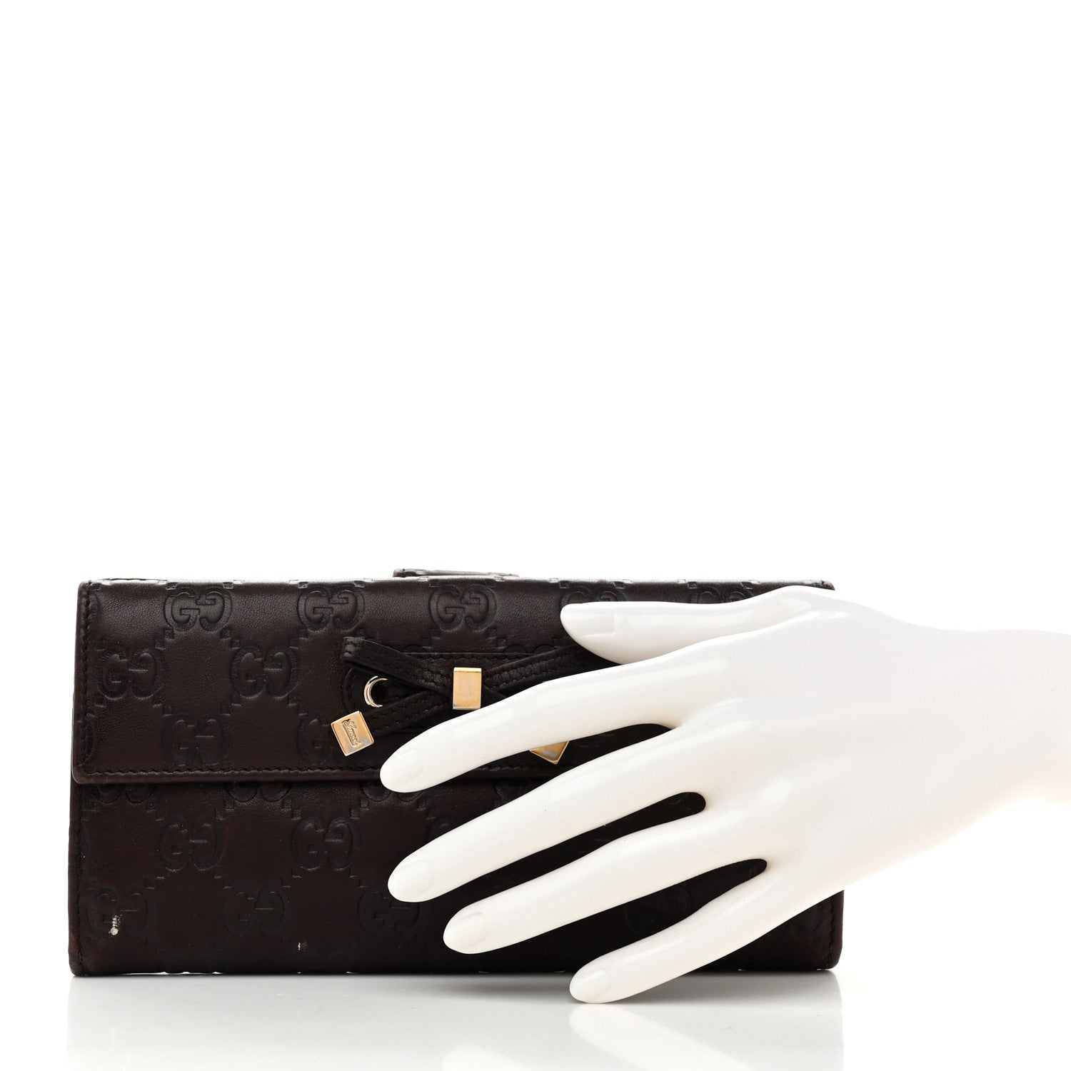 Gucci Guccissima Princy Continental Wallet Brown 2 of 8