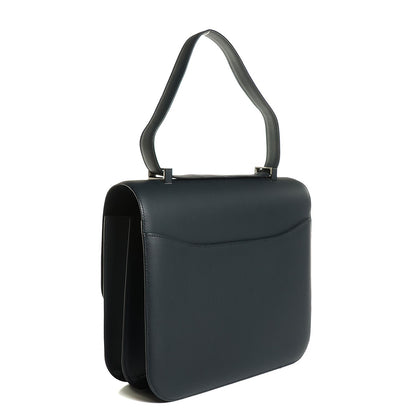 Hermes Veau Sombrero Constance Cartable 29 Bleu Obscur 3 of 16