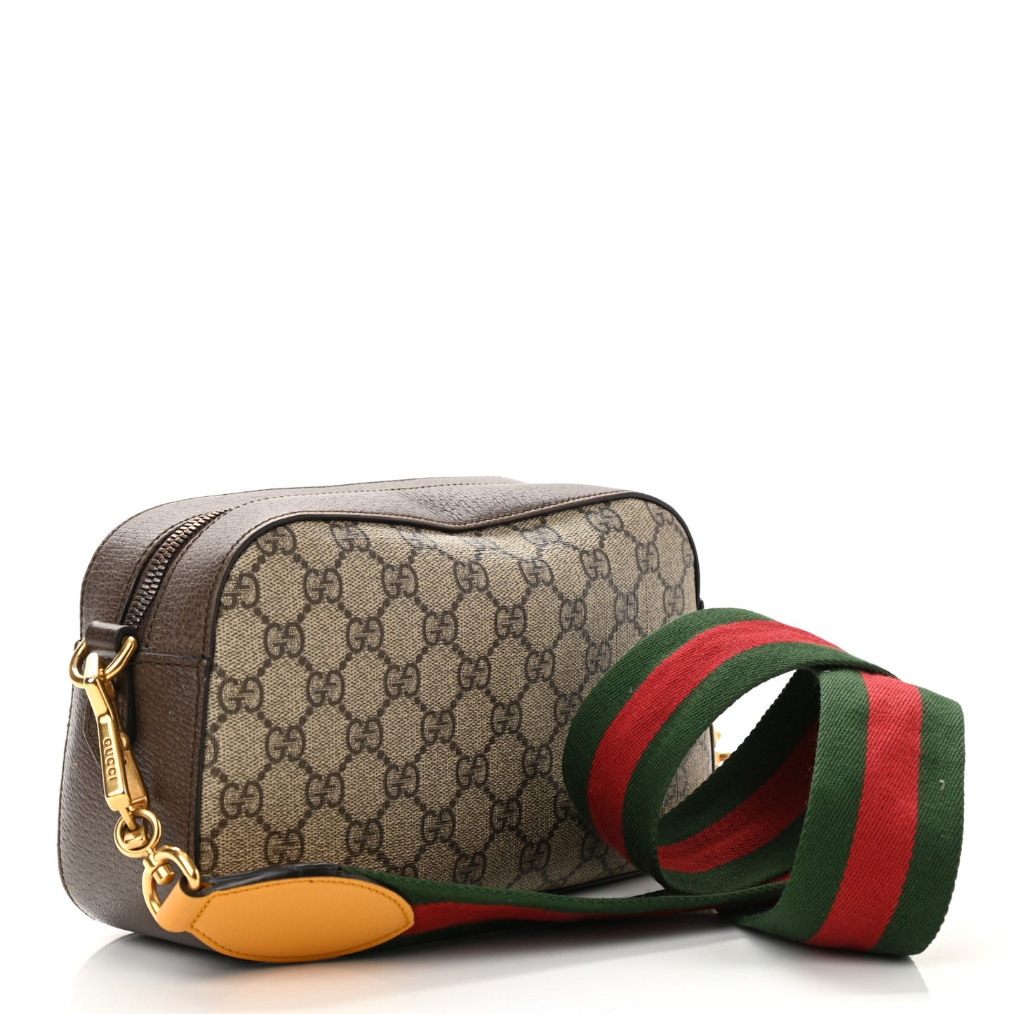 GG Supreme Monogram Web Neo Vintage Shoulder Bag Beige New Acero Crop