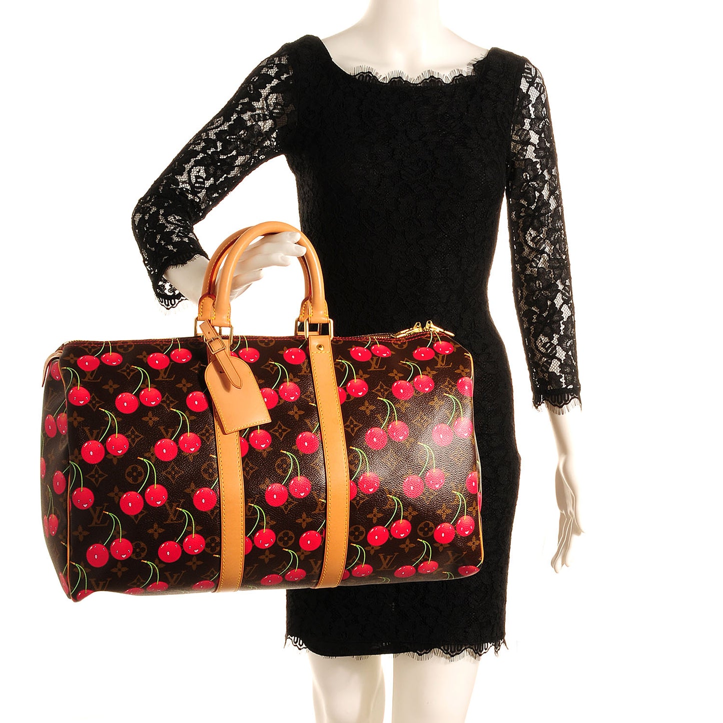 Monogram Cerises Keepall 45