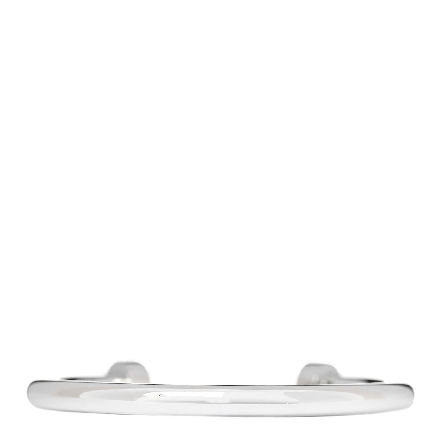 Tiffany Sterling Silver Return to Tiffany Narrow Circle Edge Cuff Bracelet 1 of 6