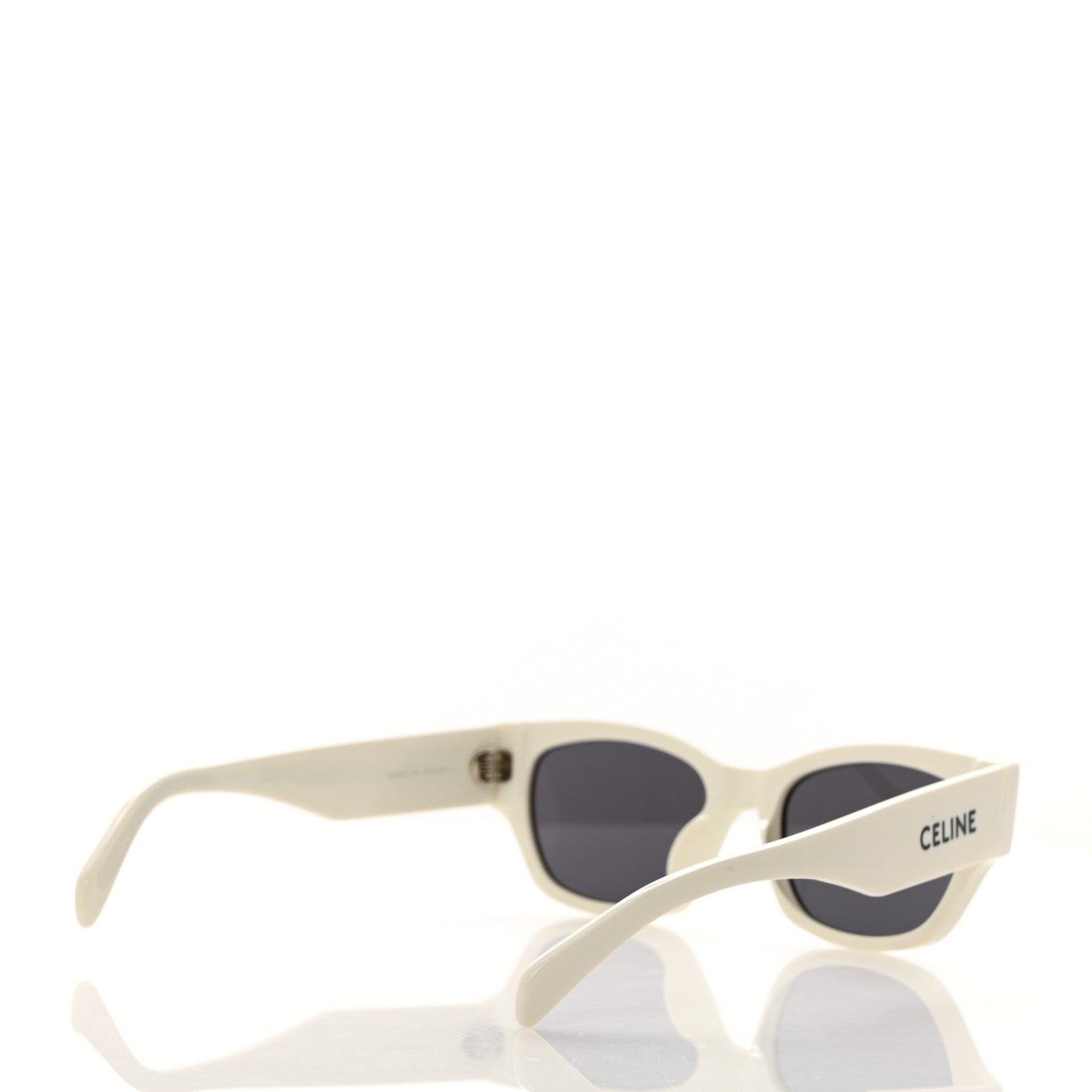 Acetate Cat Eye Sunglasses CL40197U White