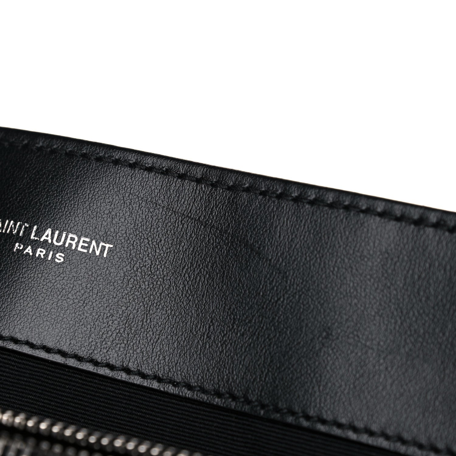 Saint Laurent Calfskin Y Quilted Monogram Large Loulou Chain Satchel Black 16 of 17