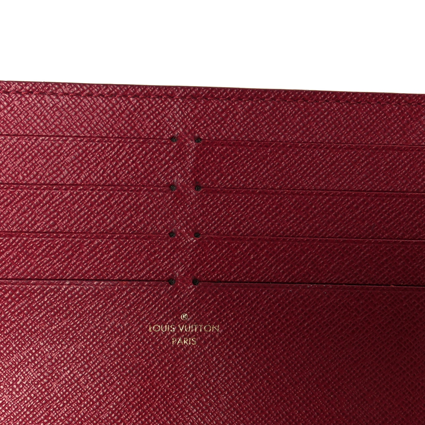 Monogram Pochette Felicie Chain Wallet Fuchsia